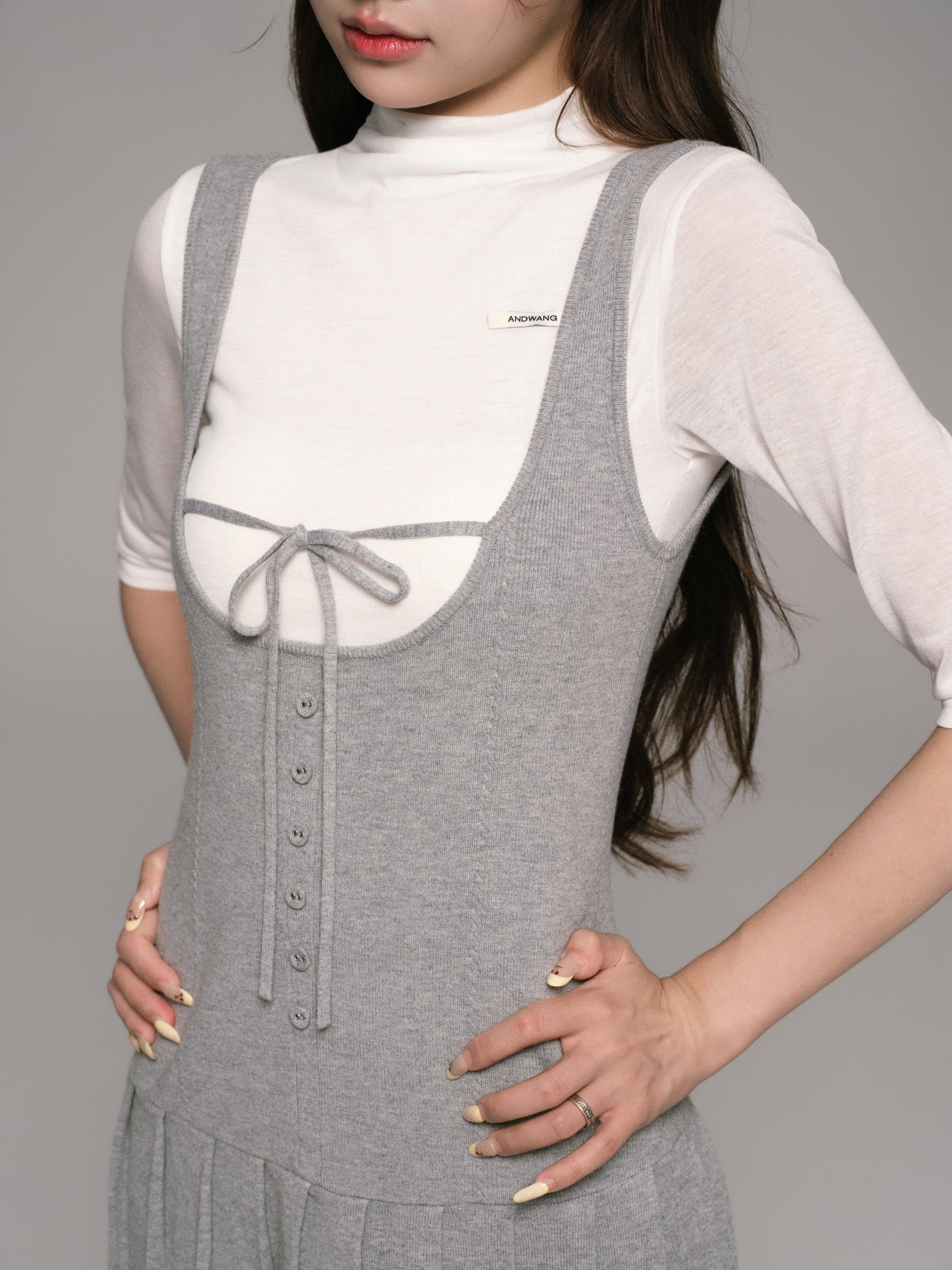 Sculpted Pleated Knit Set