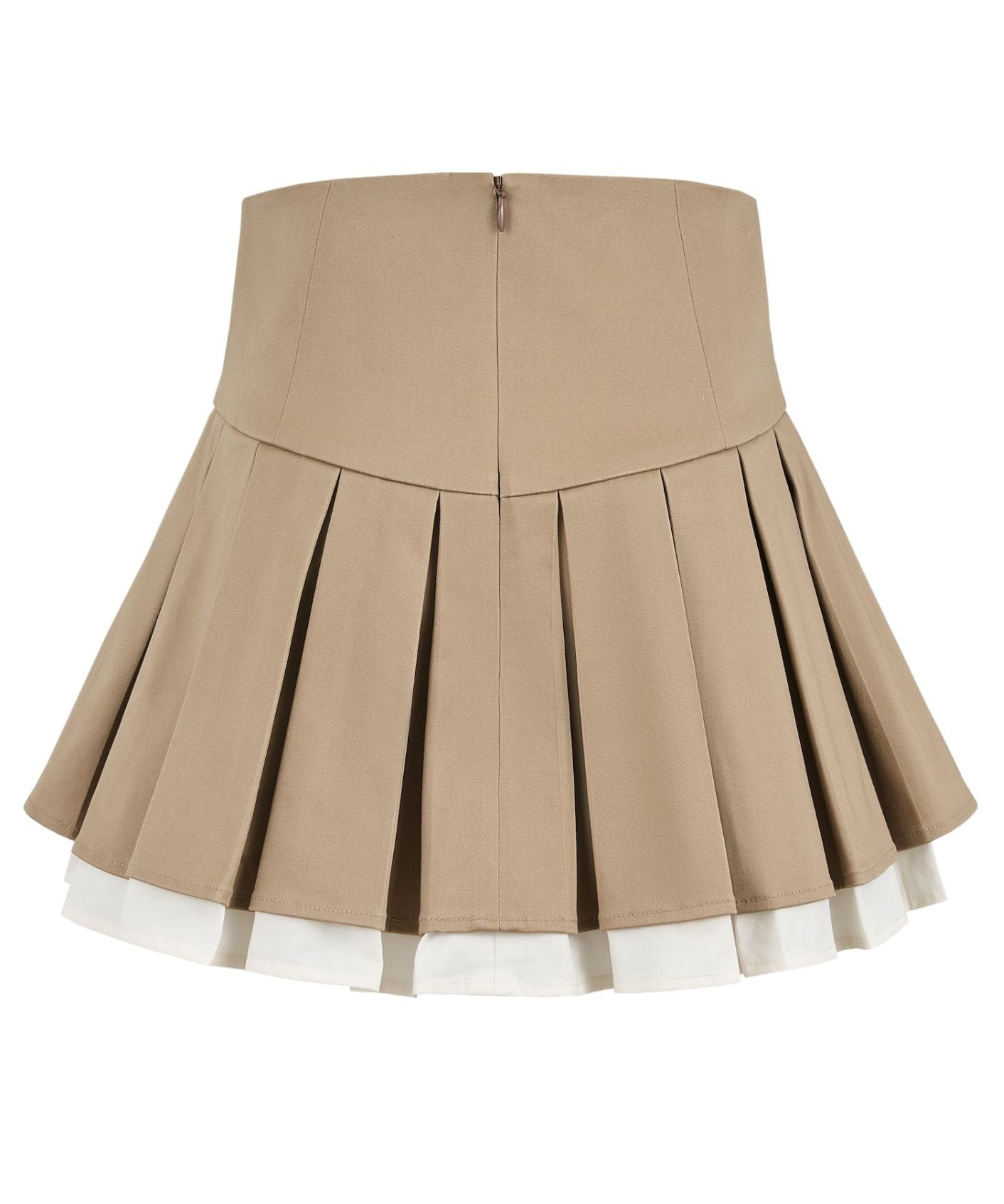 Heritage High waist pleats skirt