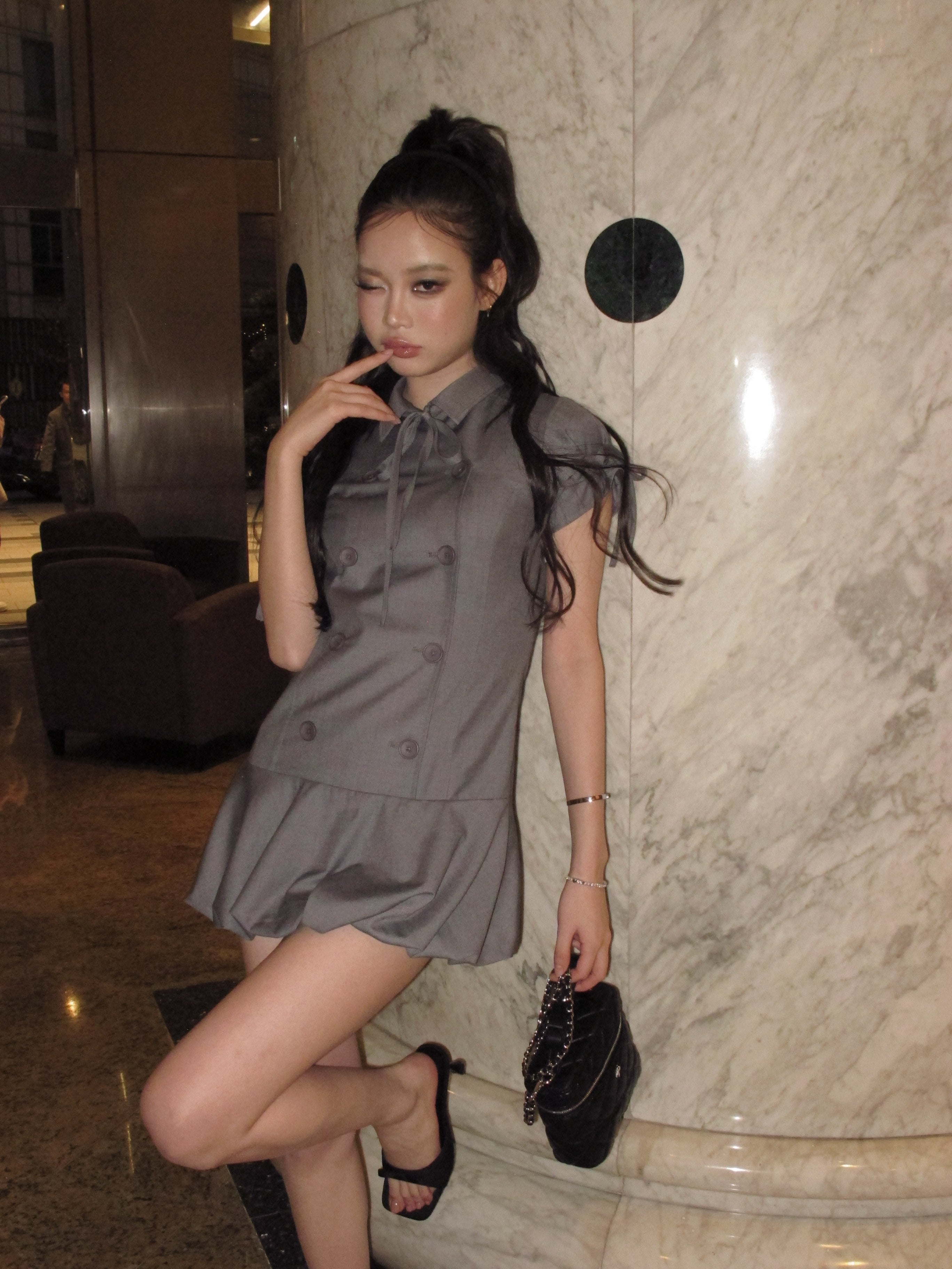 ワンピース andwang Tailored Trench Balloon Onepiece Tailored Trench Balloon Onepiece
