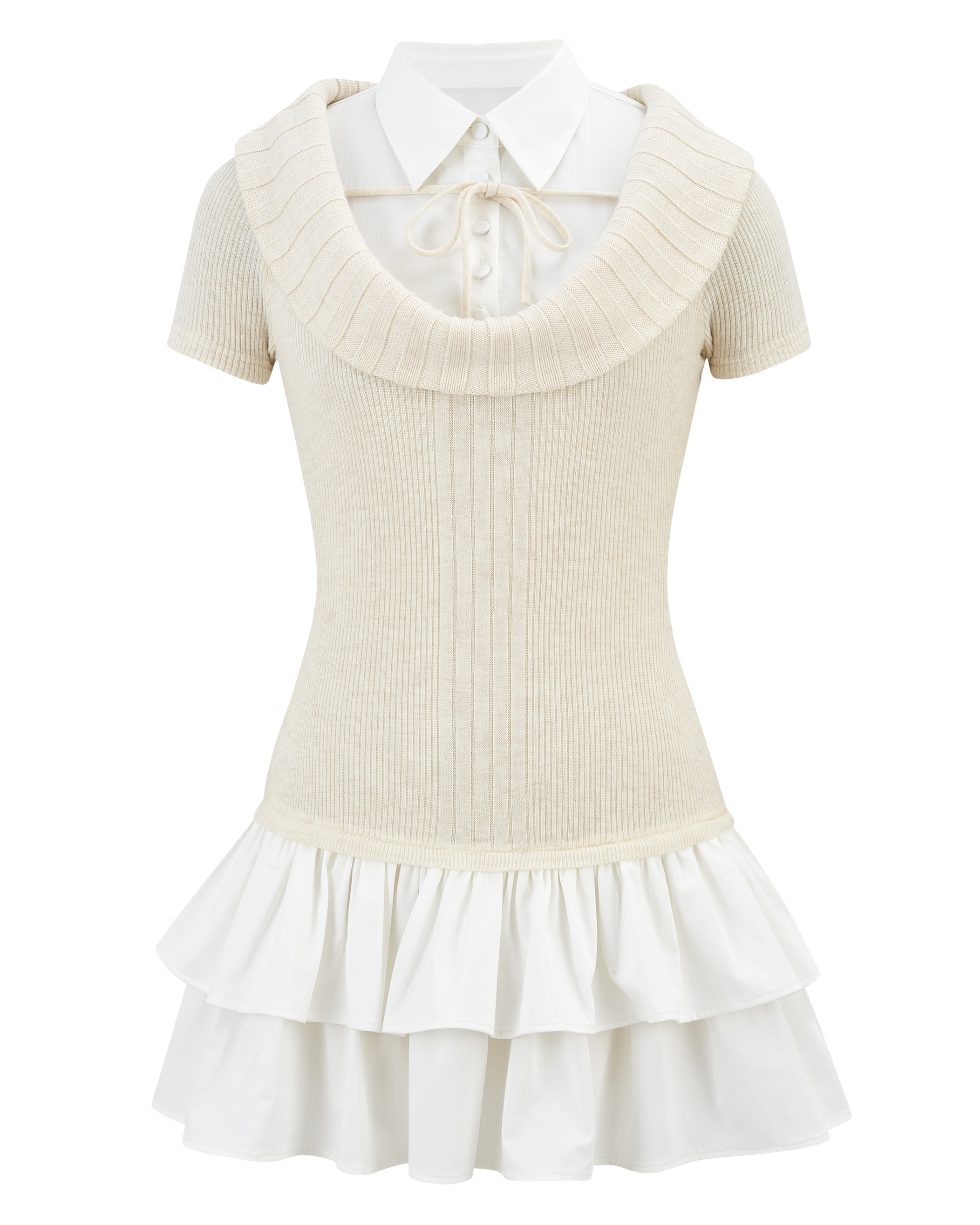 Soft Ribbon Knit Dress