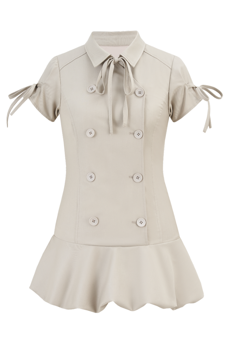 Tailored Trench Balloon Onepiece
