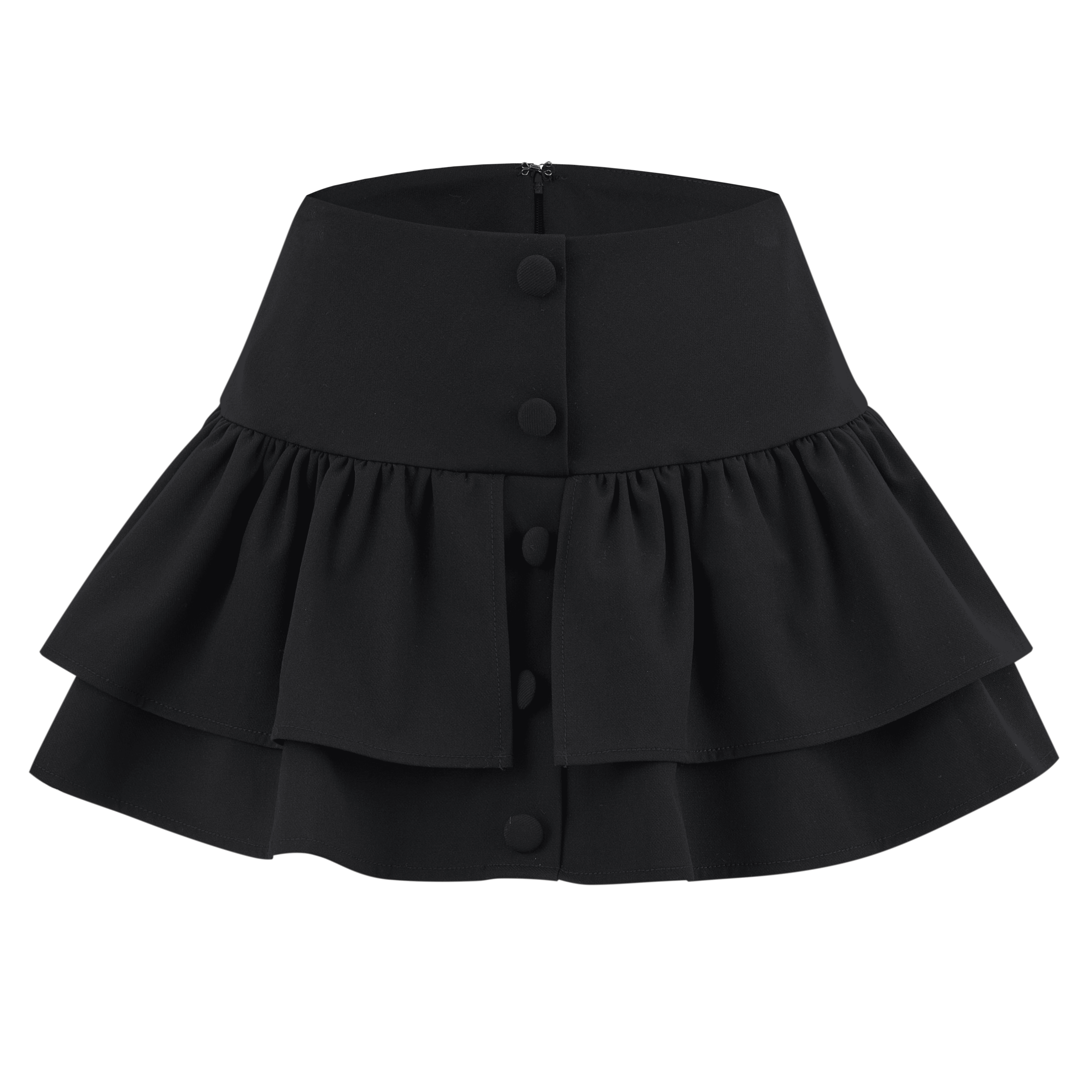 classical frill mini skirt