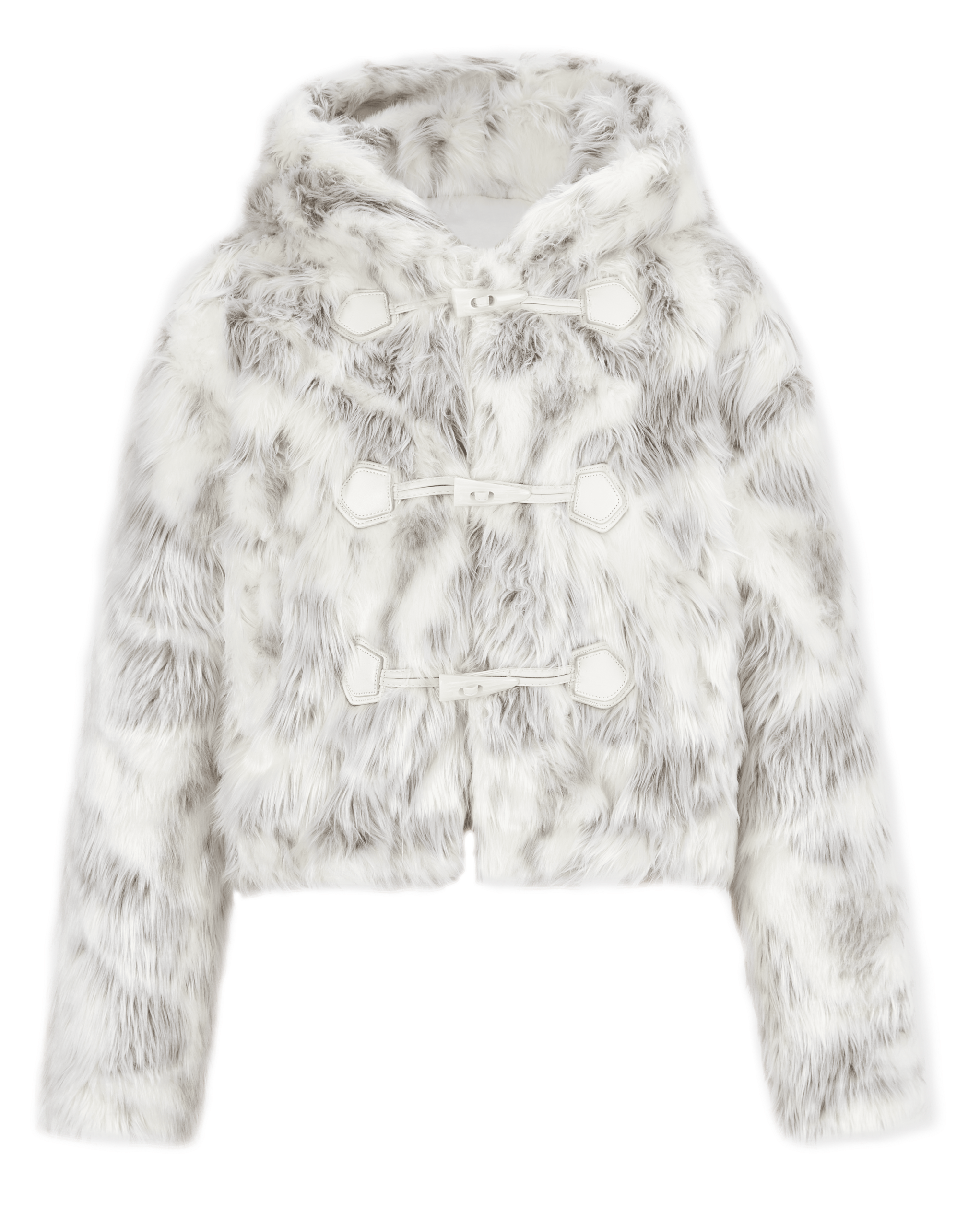 Petit fur duffle coat