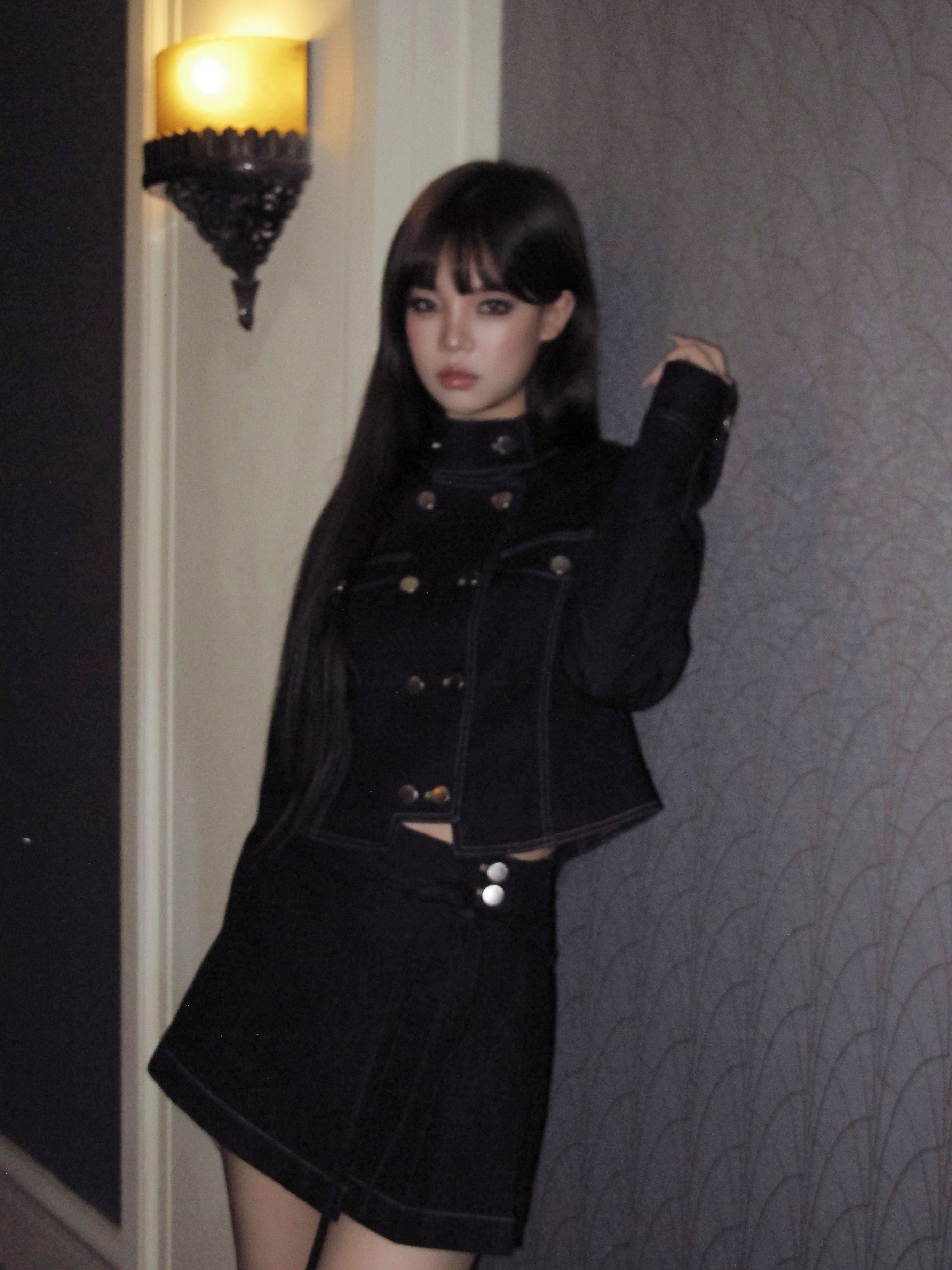 Heritage Double Button Denim Jacket