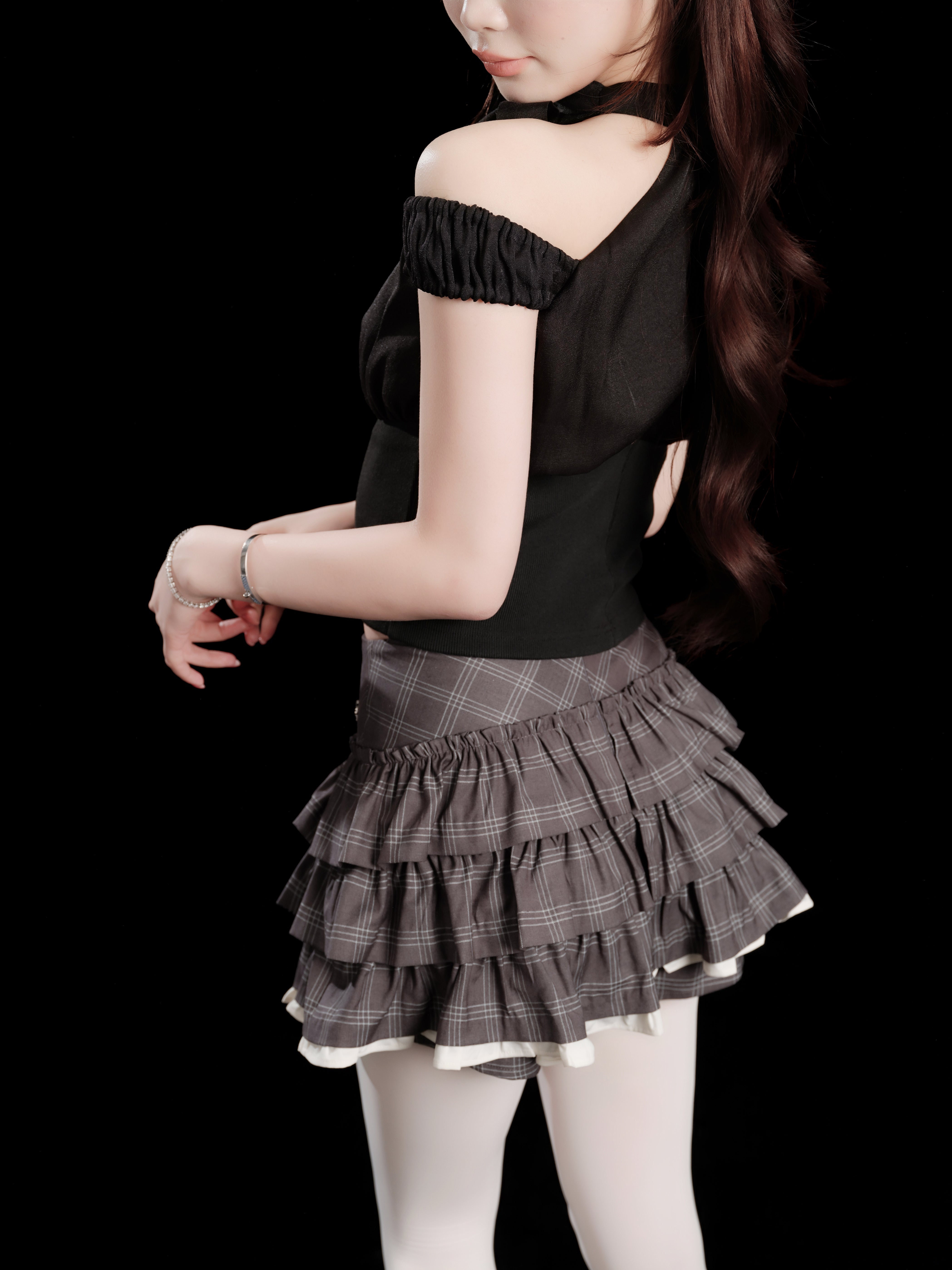 Charm Frill Culotte Mini Skirt