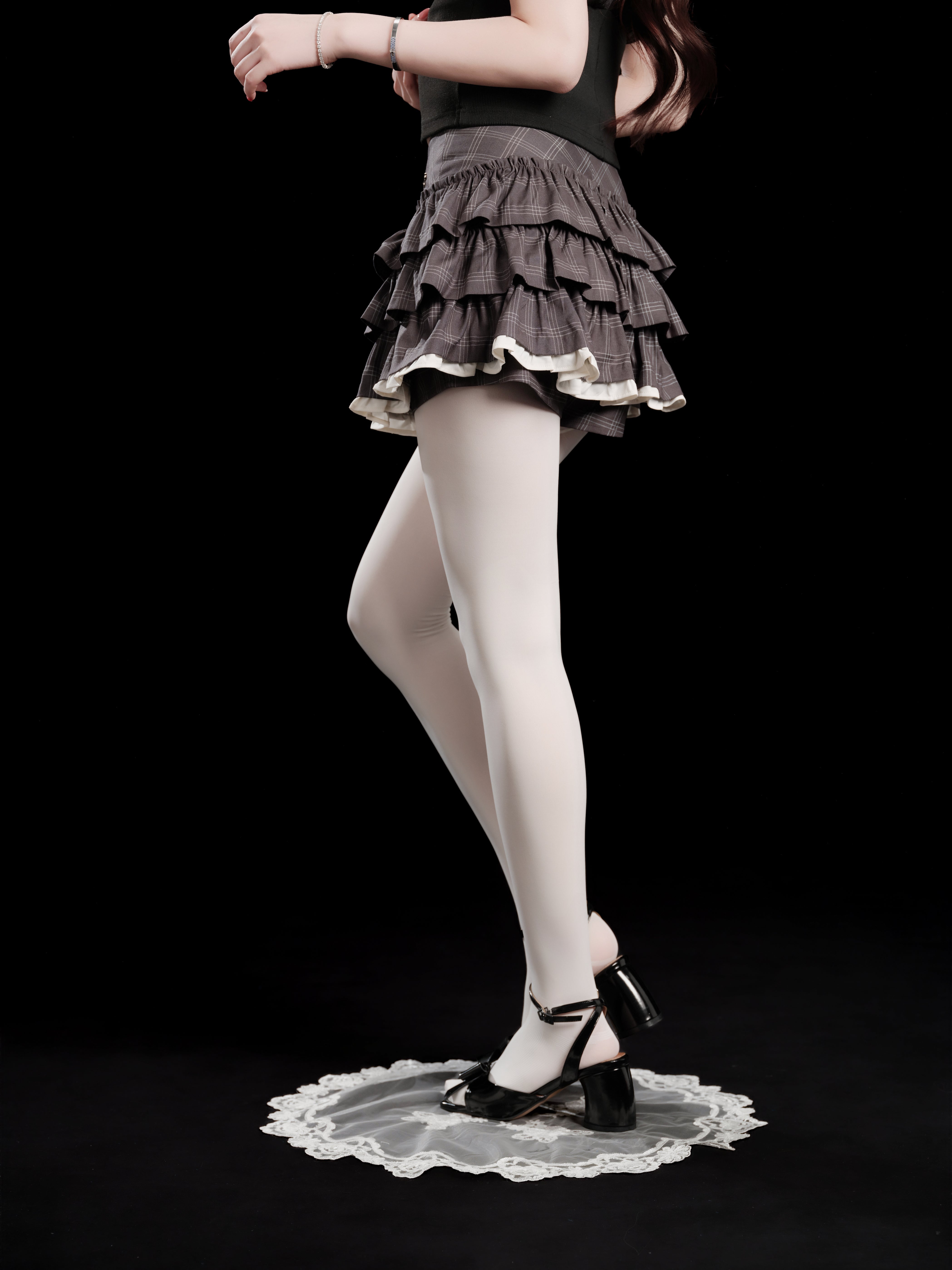 Charm Frill Culotte Mini Skirt