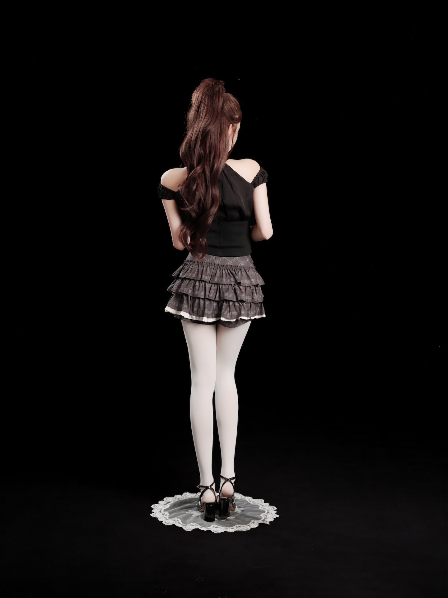 Charm Frill Culotte Mini Skirt