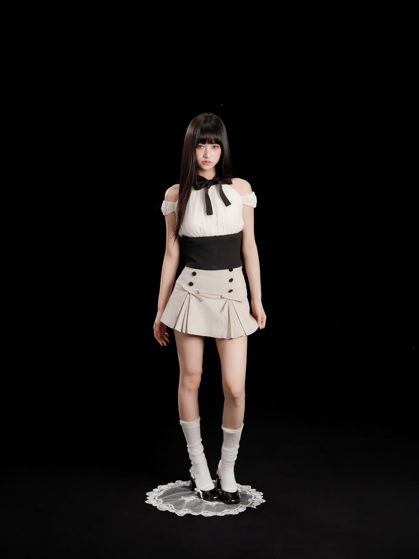 Soft Sheer Ribbon Docking Tops