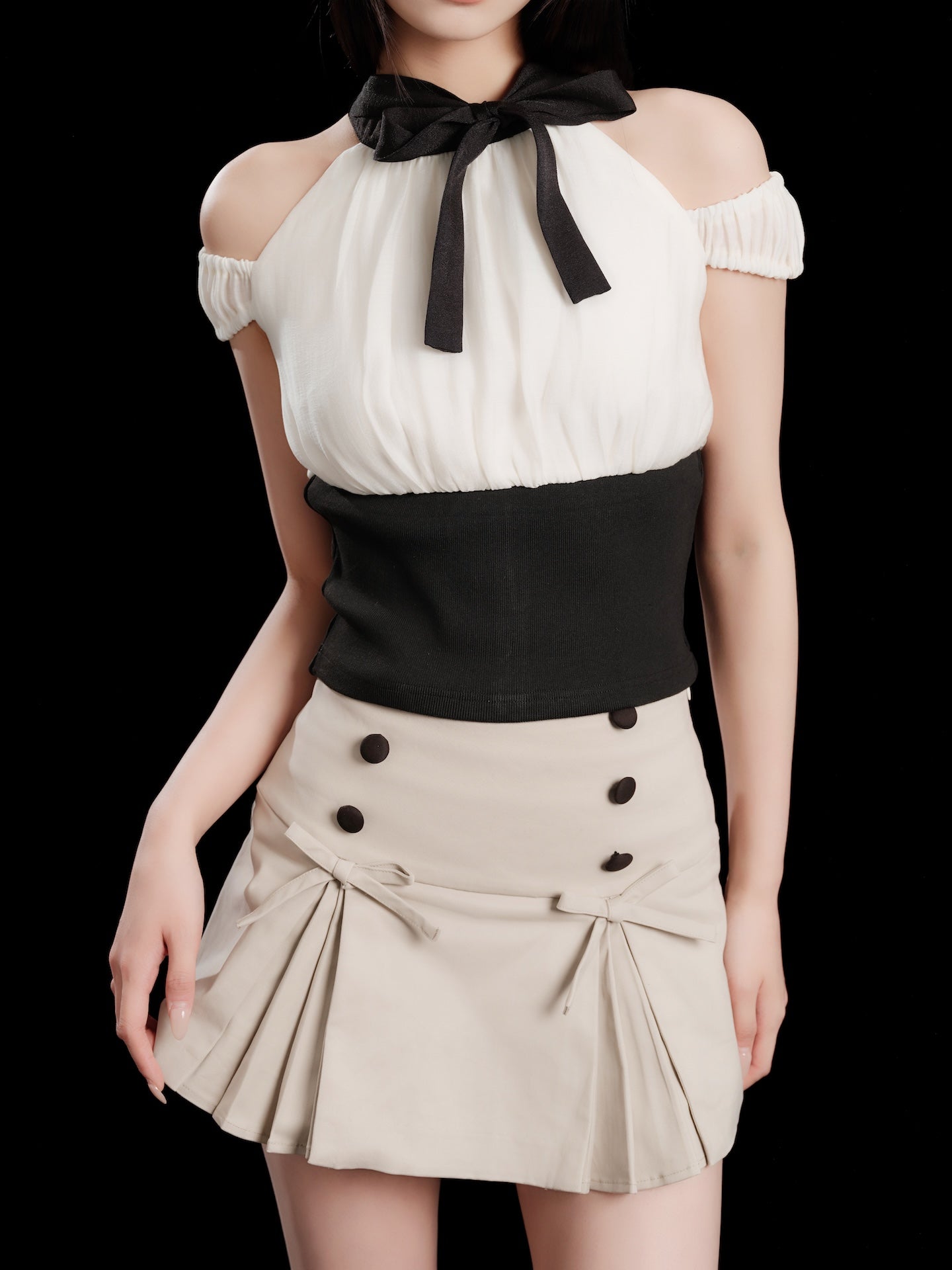 Soft Sheer Ribbon Docking Tops