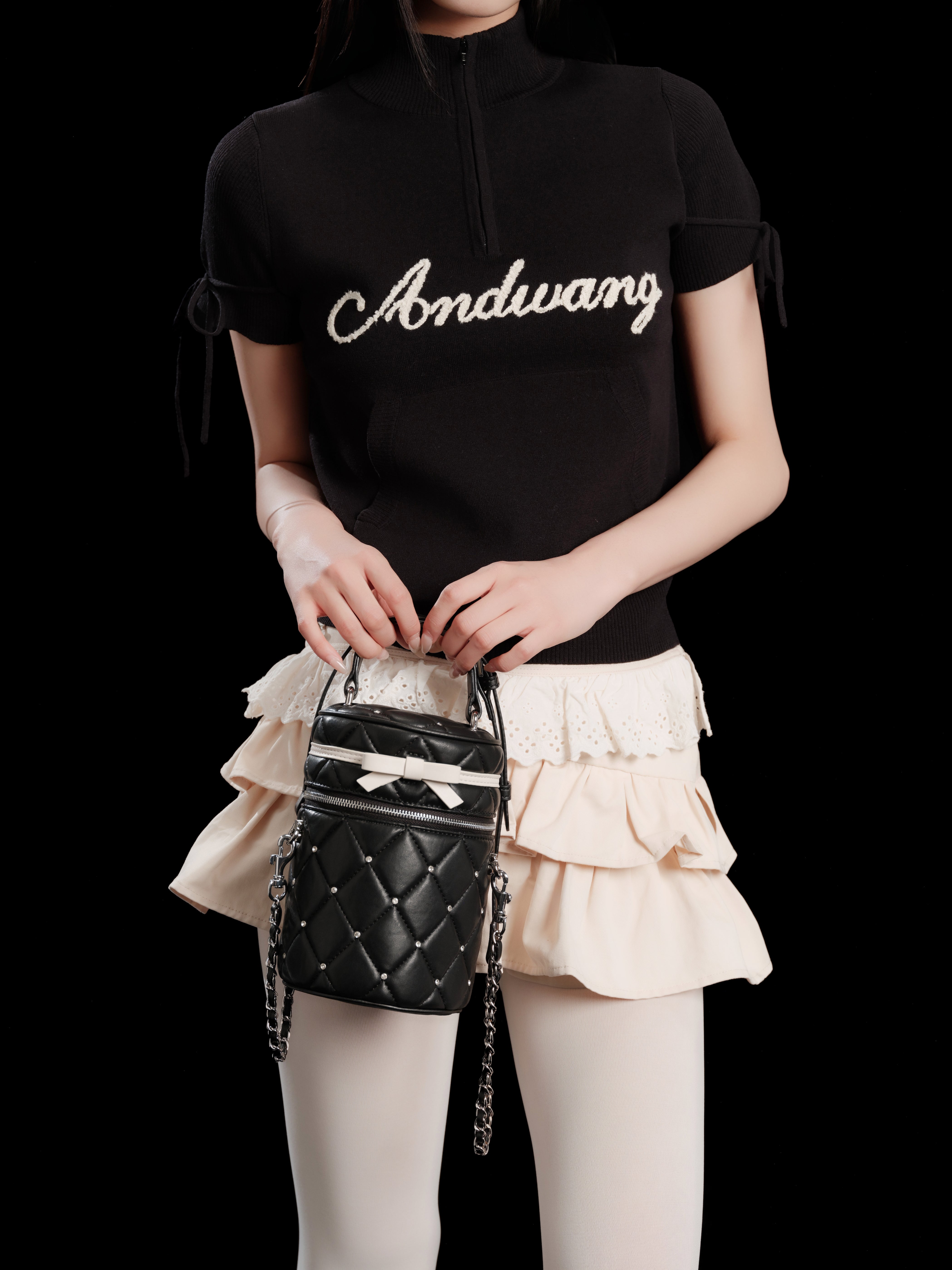 Jewel Classic Quilting Vanity BAG