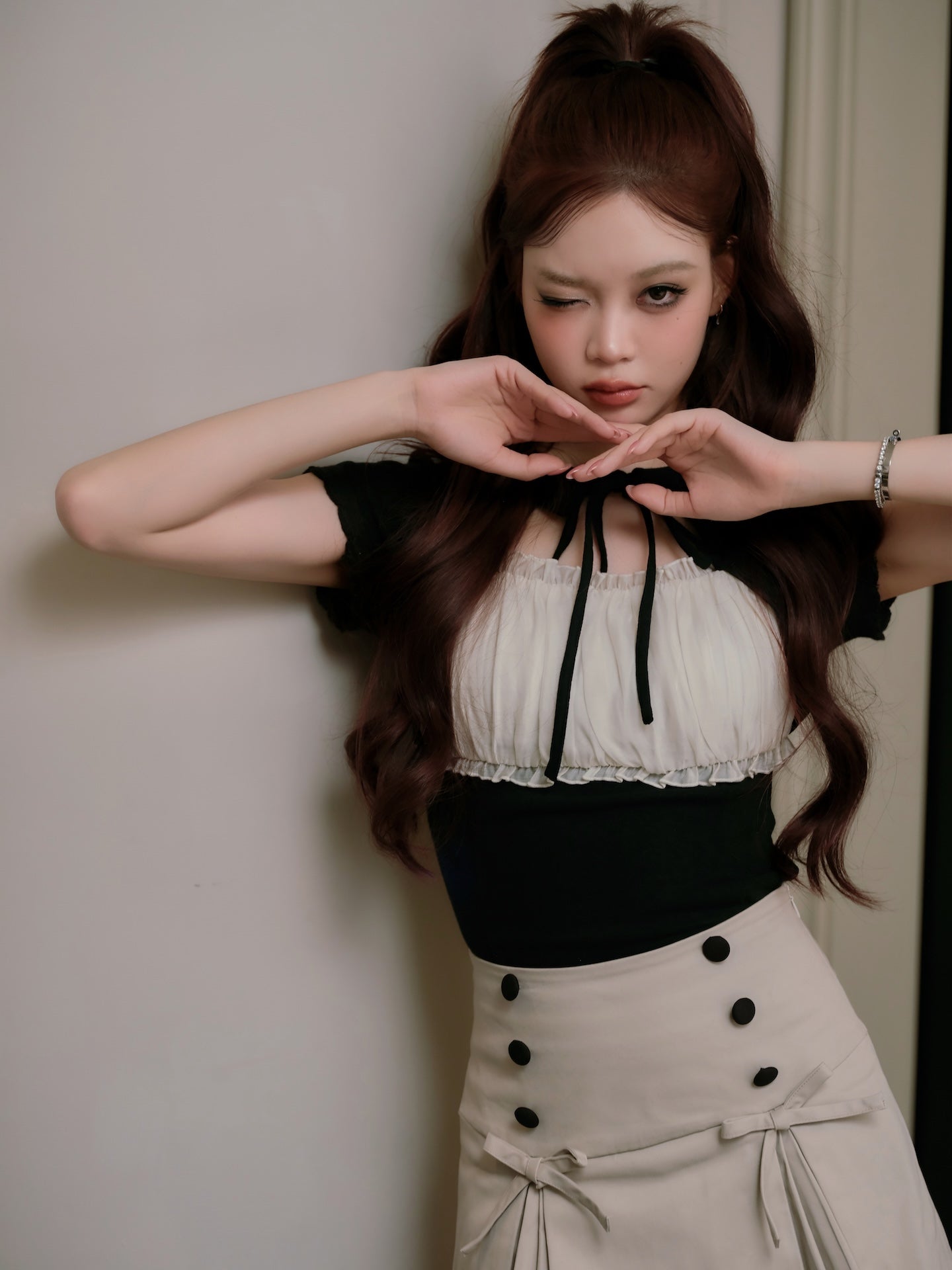 Couture Frill Ribbon Tops