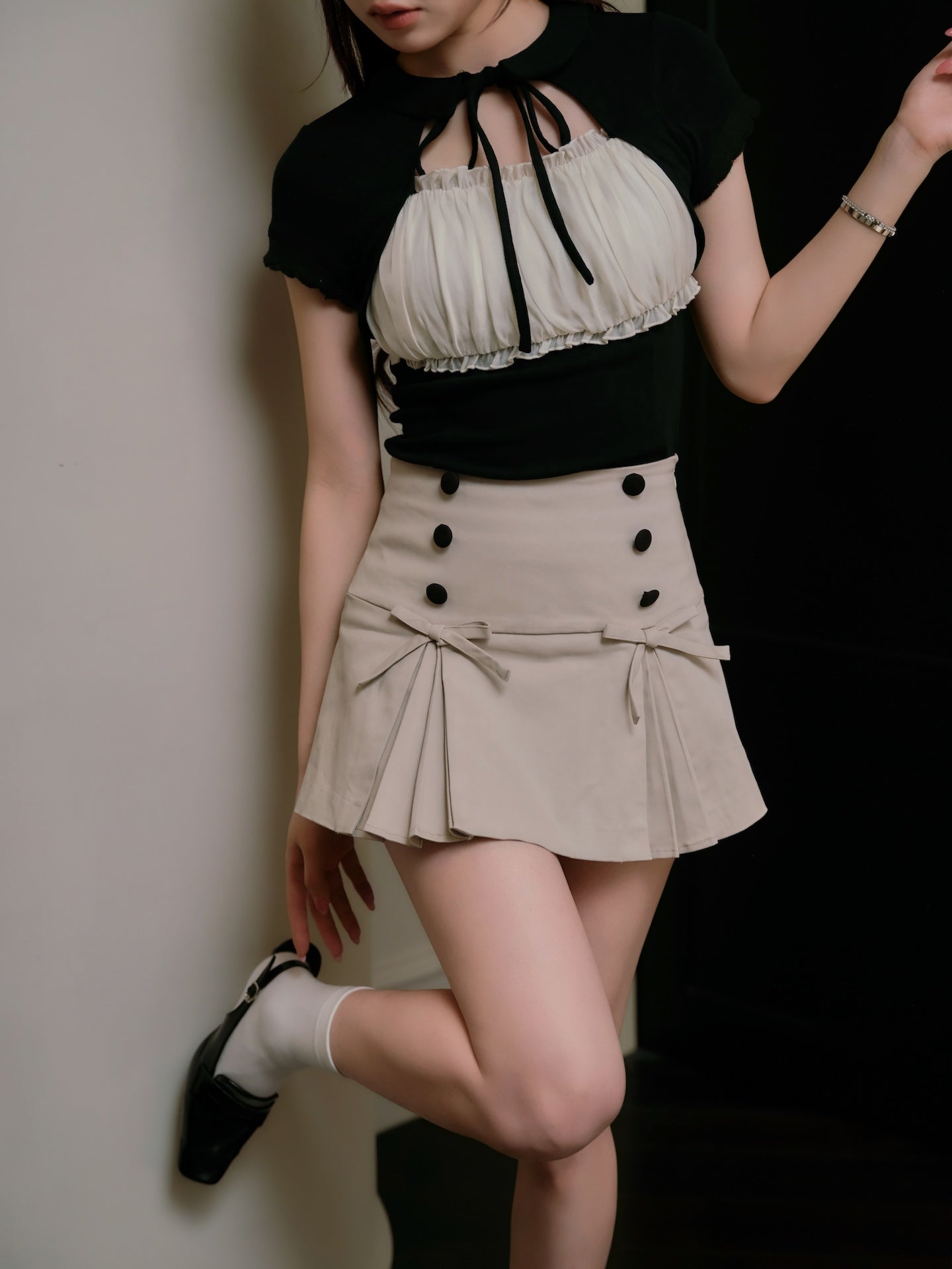 Couture Frill Ribbon Tops