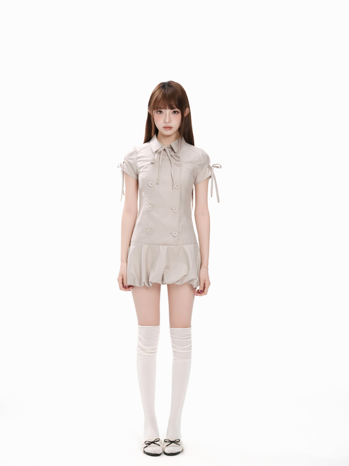 Tailored Trench Balloon Onepiece
