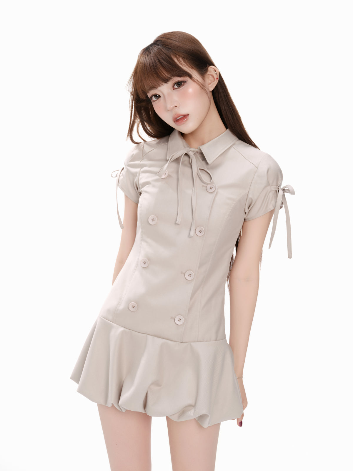 Tailored Trench Balloon Onepiece