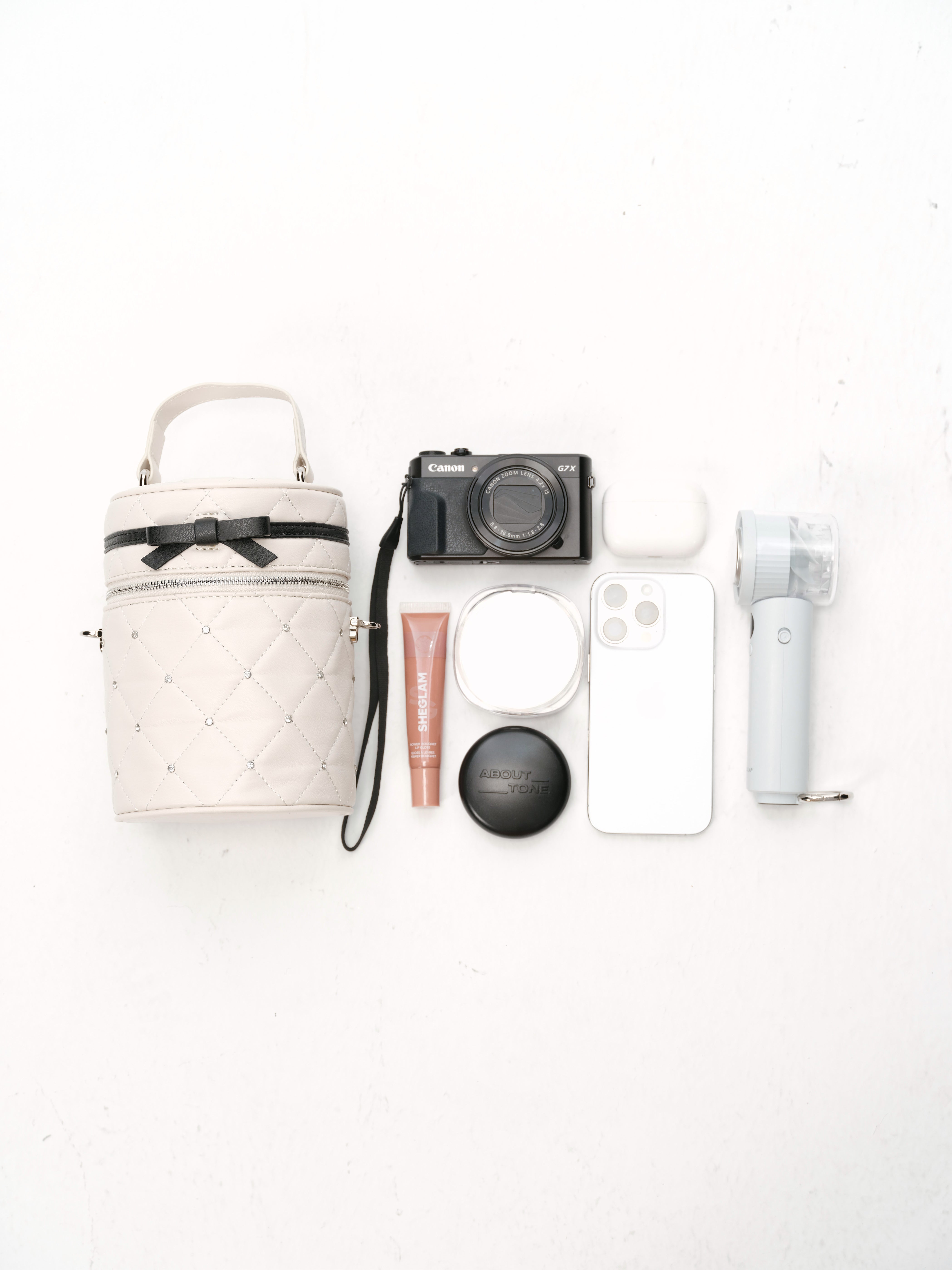 Jewel Classic Quilting Vanity BAG