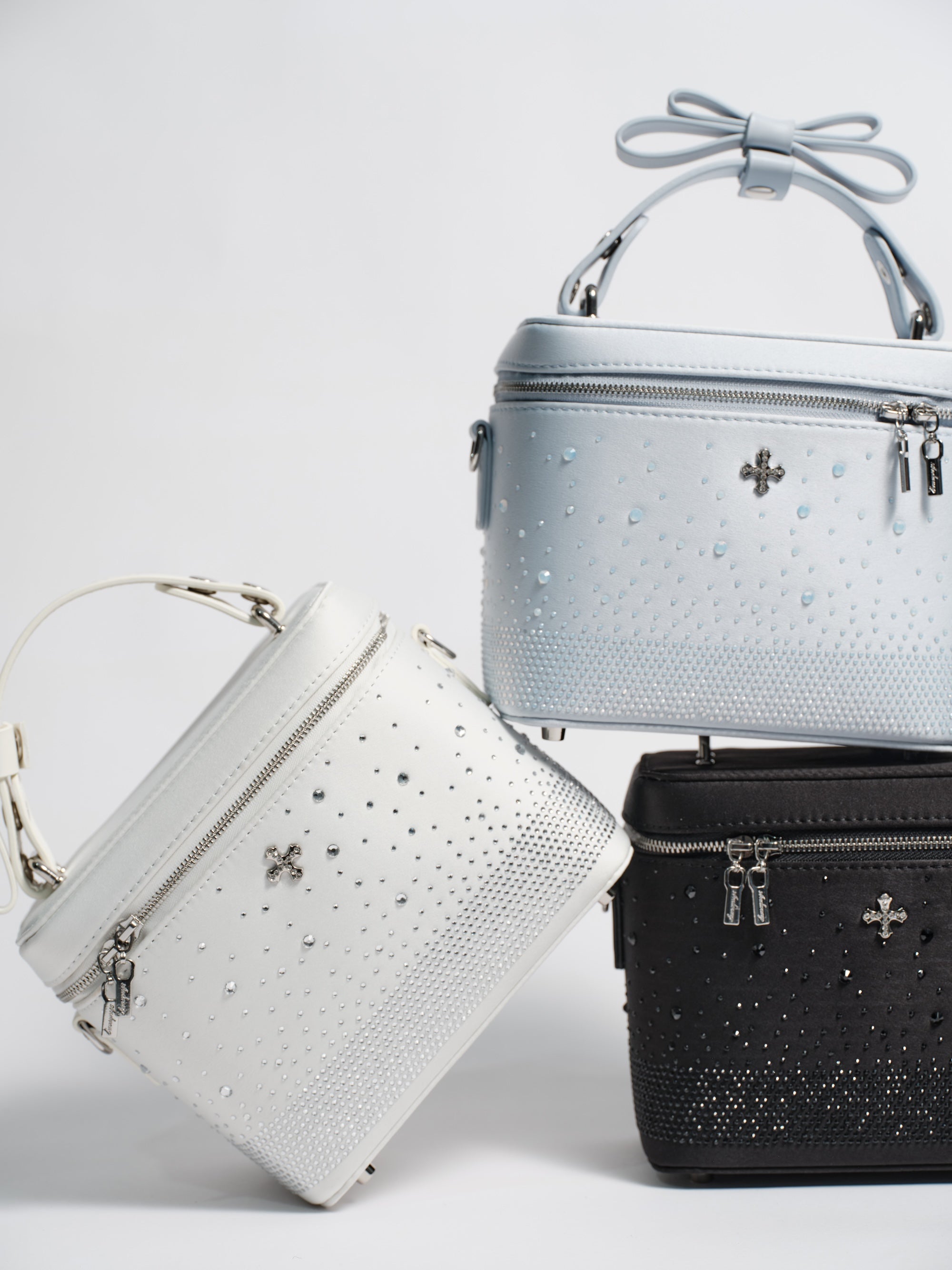 PRE)Jewel Ribbon Vanity Bag