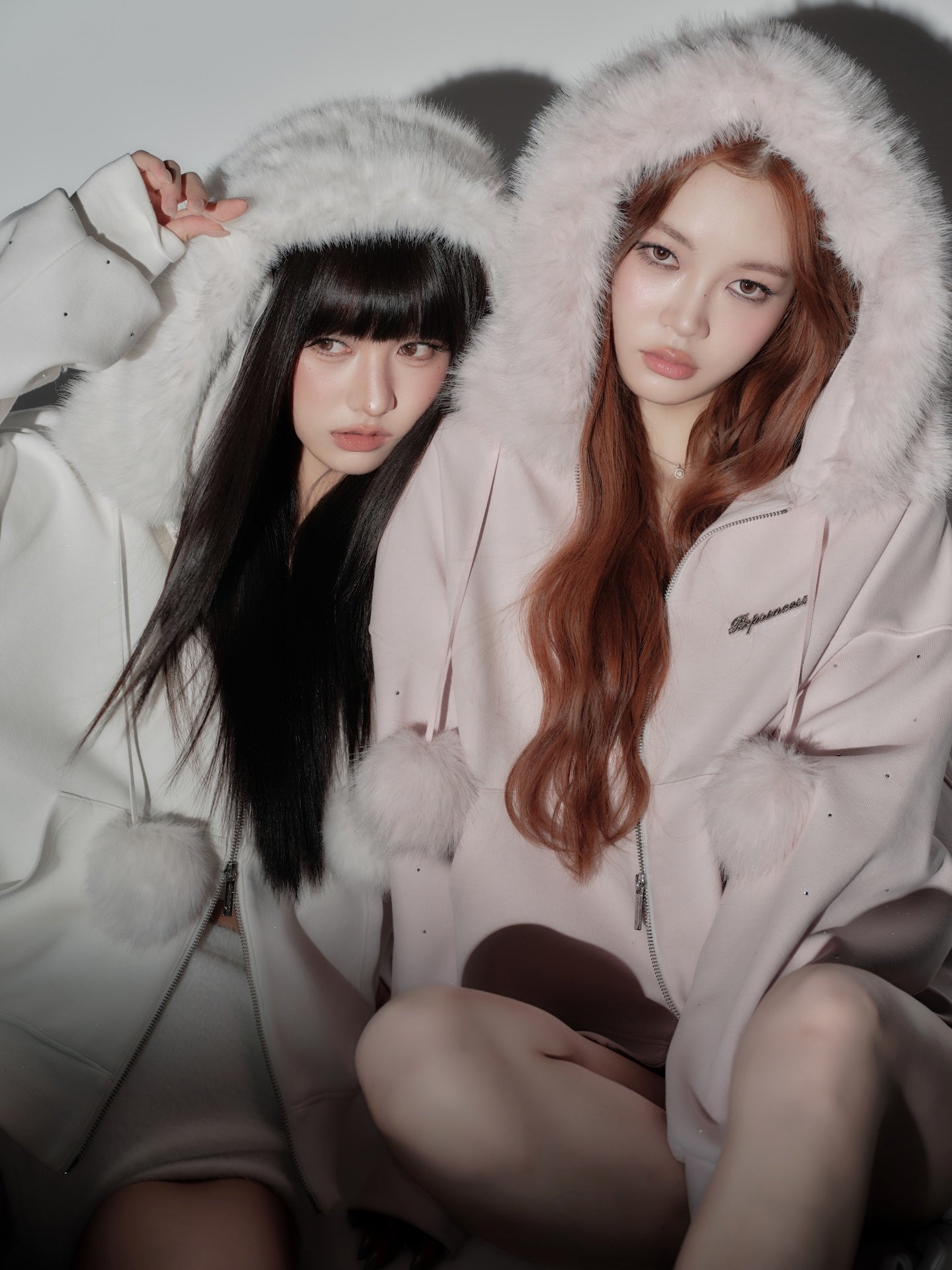 受注販売:11月上旬配送) KIRAKIRA fur zip up