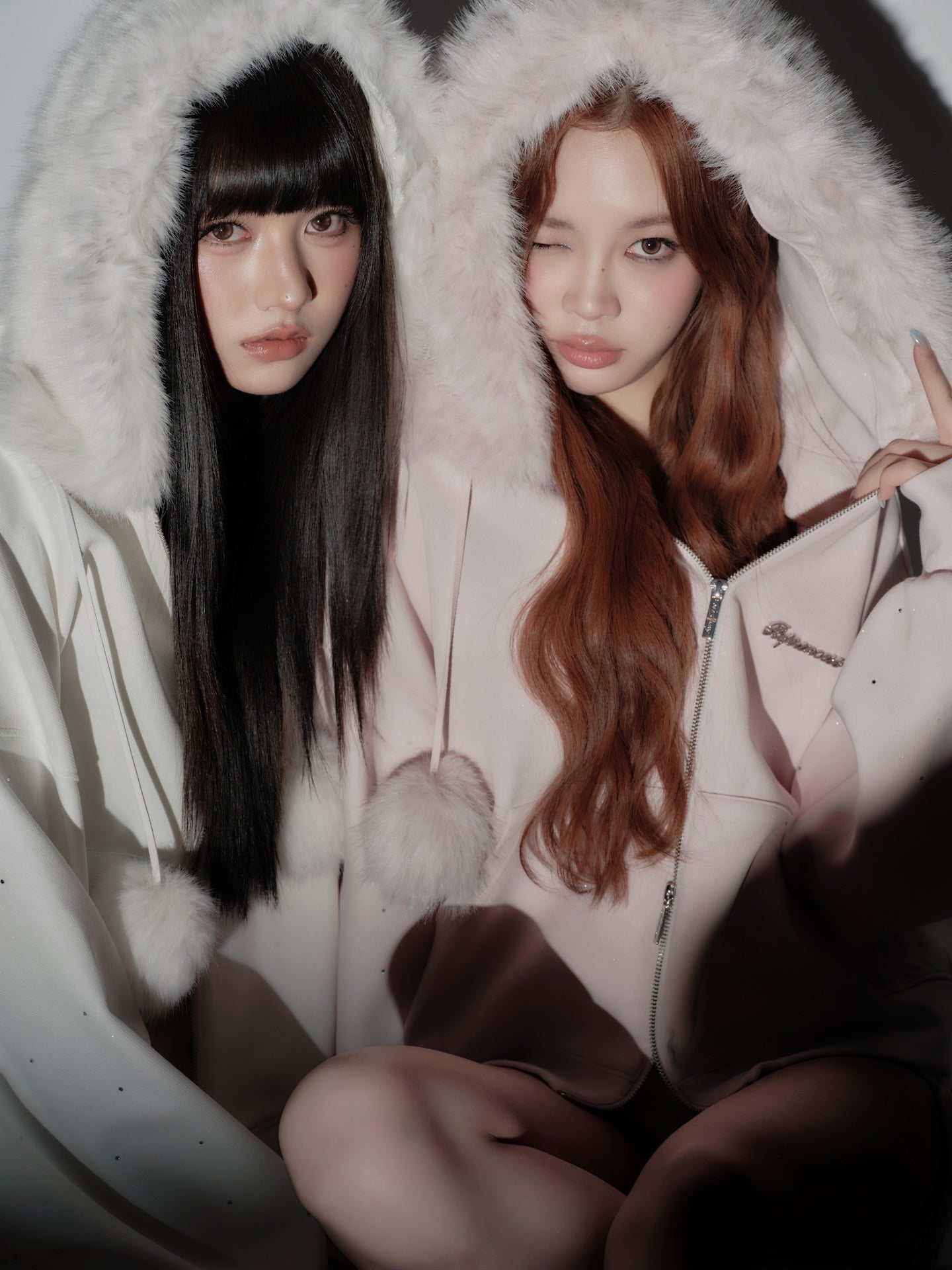 Kirakira Fur Zip Up