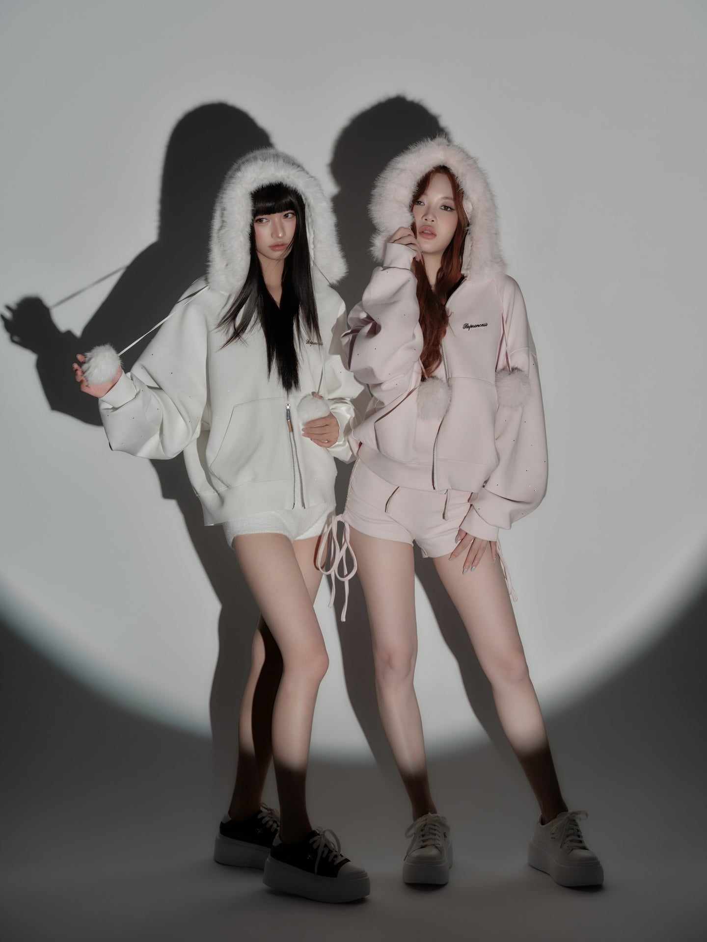 Kirakira Fur Zip Up