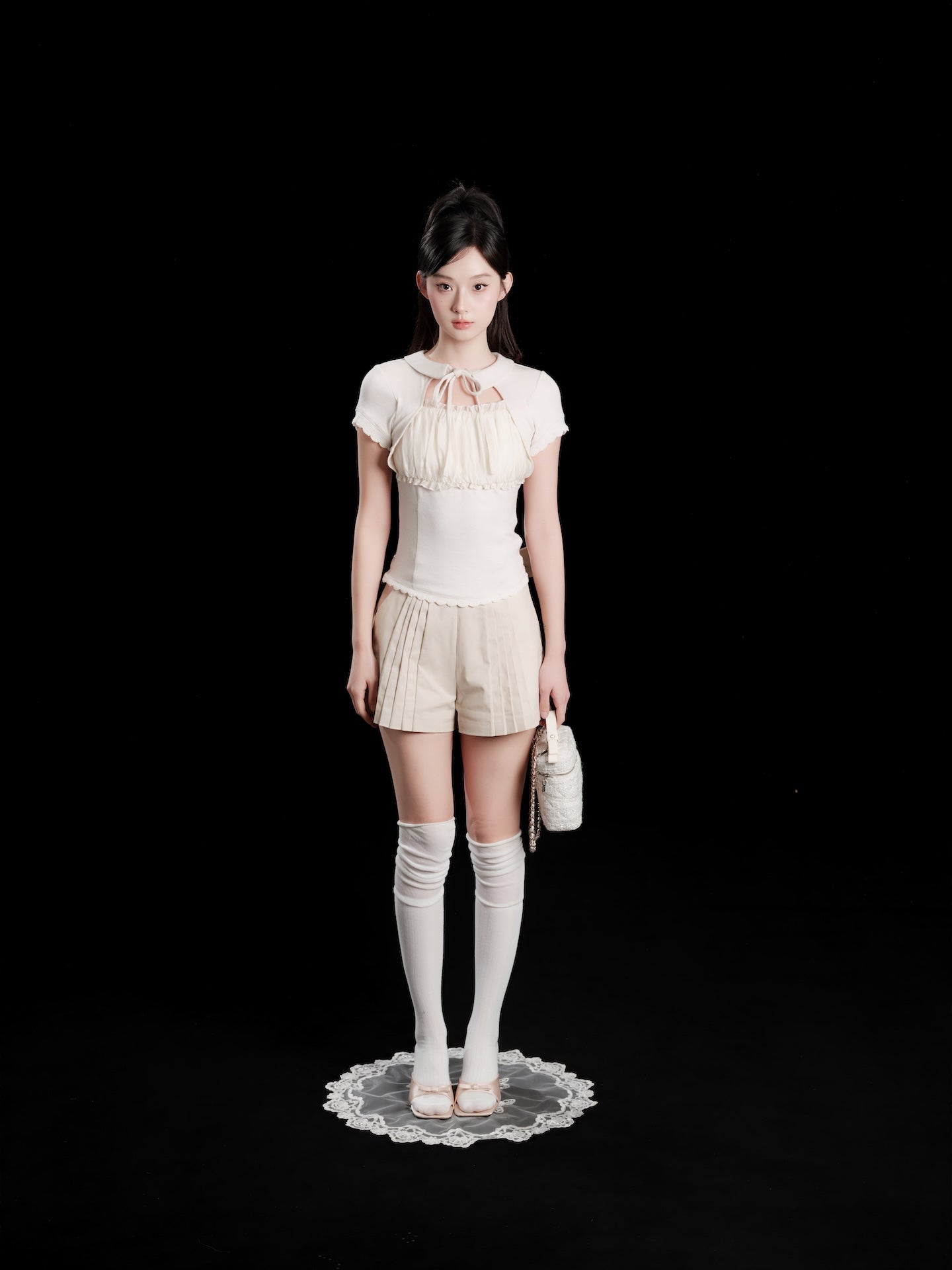 Couture Frill Ribbon Tops