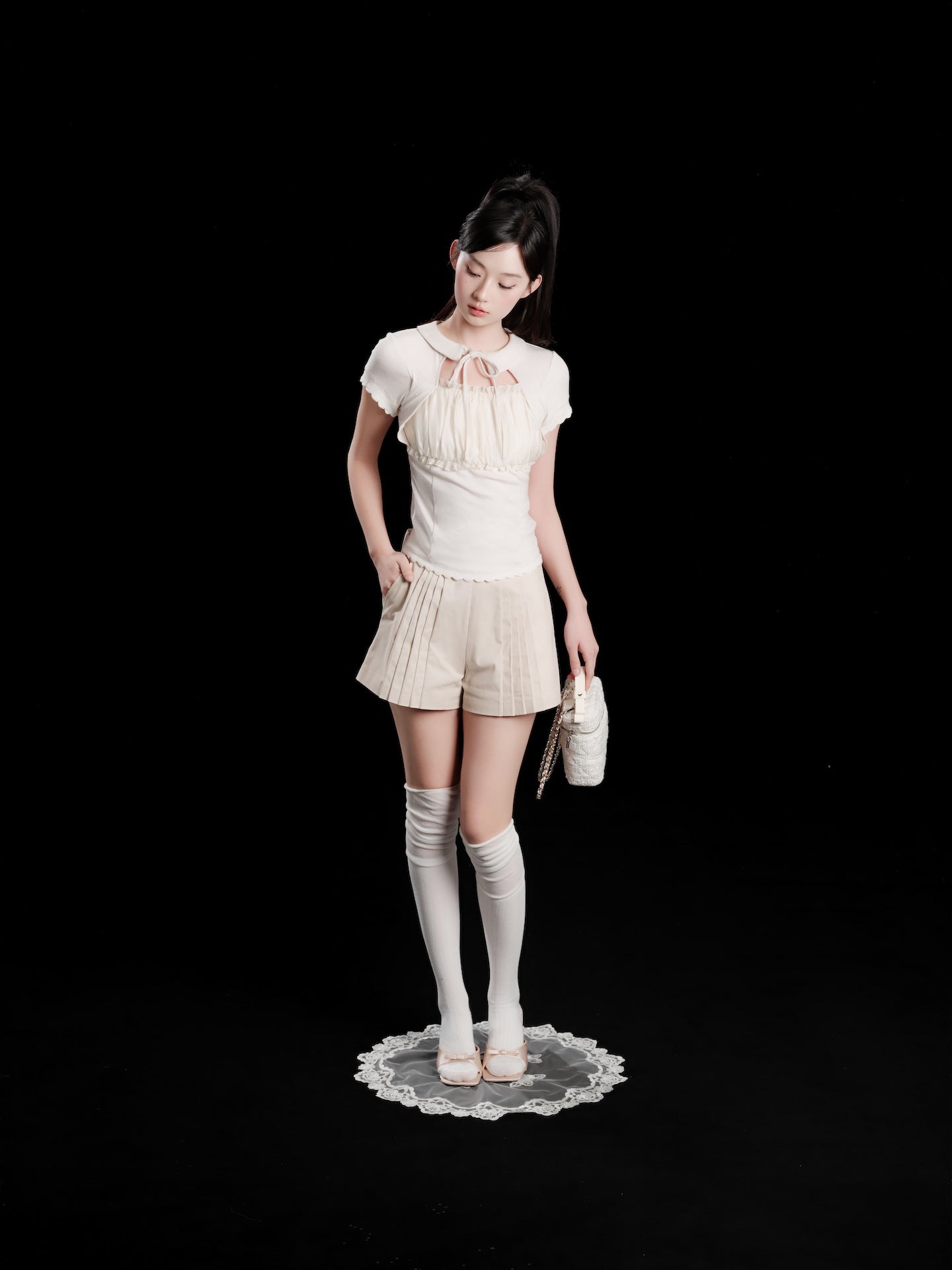 Couture Frill Ribbon Tops