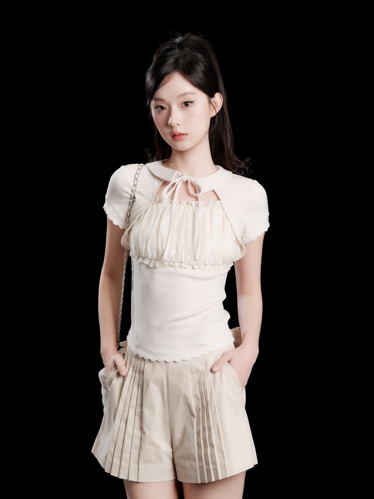 Couture Frill Ribbon Tops
