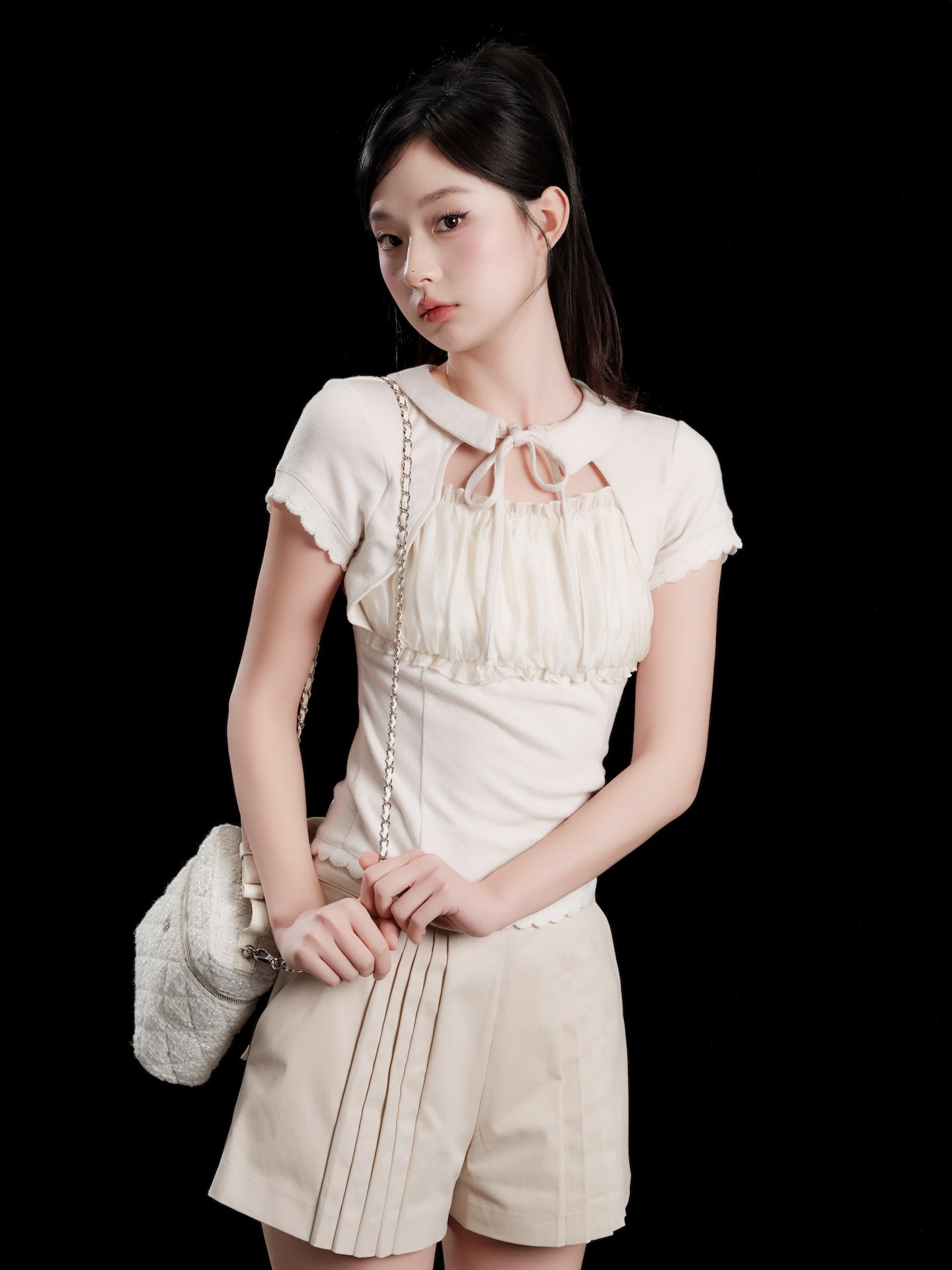 Couture Frill Ribbon Tops