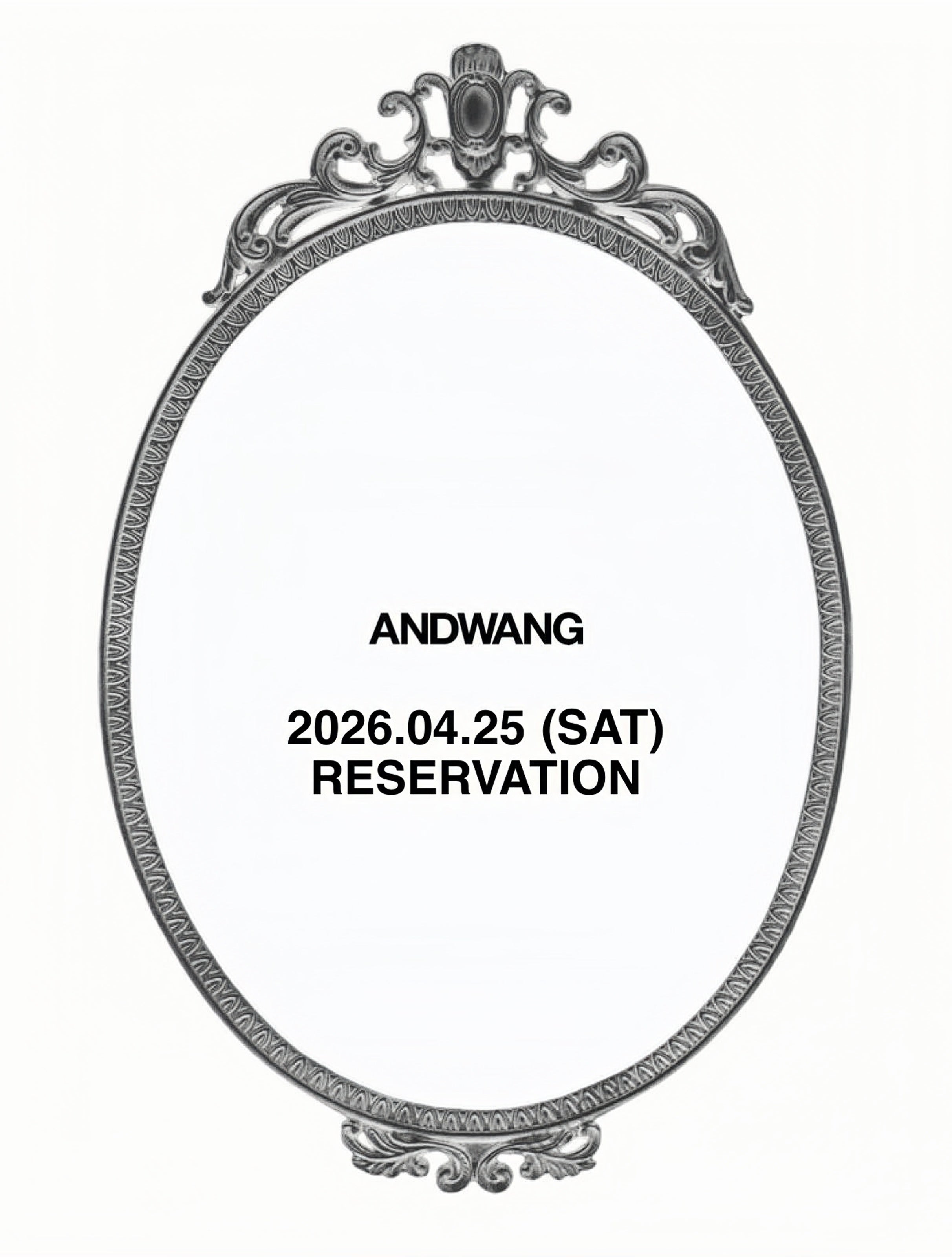 【ANDWANG POPUP STORE 4月24日・4月25日 ご入店予約チケット】